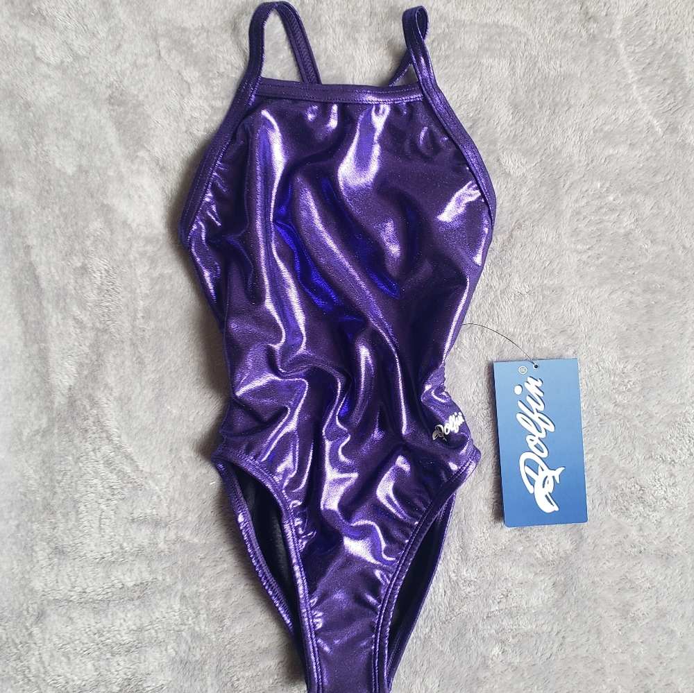 🆕️ Dolfin Metallics  V2 Back Swim Suit